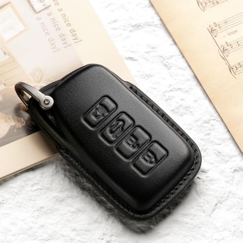 Image of for Lexus Key fob Cover Leather Lanyard Keychain Car Key case Accessories