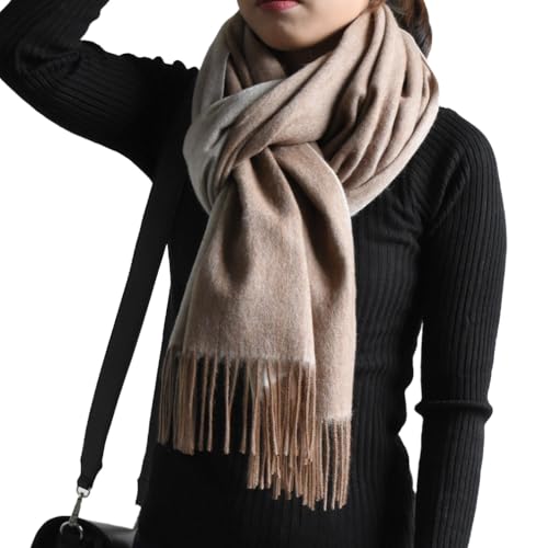 カシミヤ&times;アルパカ リバーシブルマフラー