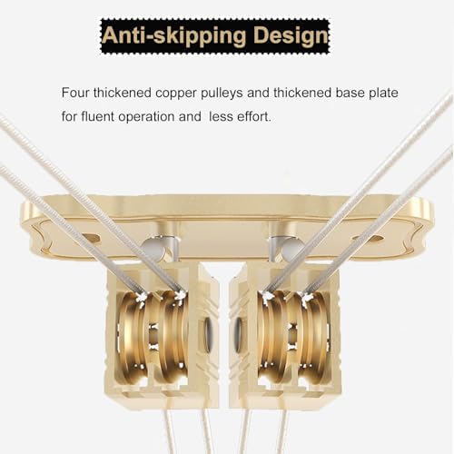 Hand Crank Ceiling Mounted Clothes Drying Rack - Space-Saving Indoor & Balcony Laundry Solution for Efficient Drying and Easy Use