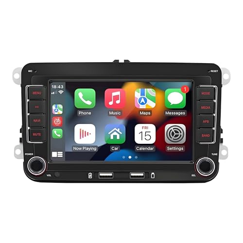 7�C���` �J�[GPS�i�r�Q�[�V���� 2GB+64GB Android 15 Bluetooth 5.1 ���j�o�[�T��CarPlay Auto RDS���W�I�X�e�A�����O �A���h���C�h�I�[�g