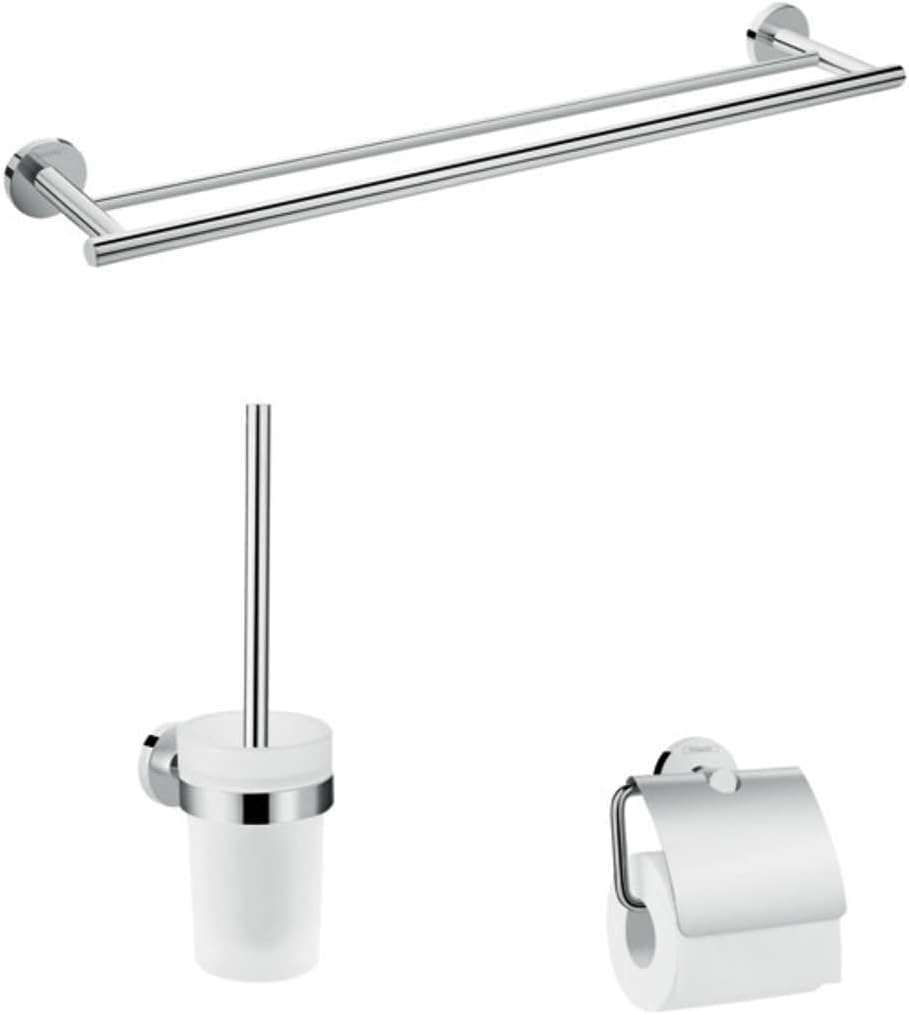 hansgrohe Towel_Ring 7-inch Towel_Ring in Chrome, 41724000
