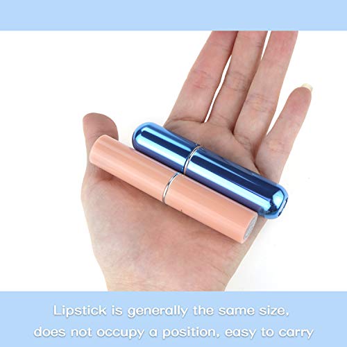 Skogfe Taşınabilir Mini Doldurulabilir Parfüm Atomizer Şişesi, Atomizer Parfüm Şişesi, Doldurulabilir Parfüm Spreyi, Koku Pompası Kılıfı, Parfüm Atomizer Doldurulabilir Seyahat 4 Adet Paket 5ml