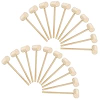Algopix Similar Product 4 - FORTGESCHE 20 Pcs Wooden Mini Hammers