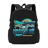 MTQDJ Martin Truex Jr 19 Backpack Lightweight Large Capacity Laptop Backpack Travel Backpacks For Unisex