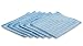Produktbild RESPEKT Mikrofasertücher Brilliant Bambus 6tlg Set (40x50cm) - blau/weiß