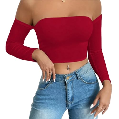 Camisole Vest with Waistband Long Sleeve Short Sleeved Vest Sexy Navel Exposed Bra Bottom Vest