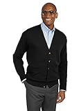 Paul Fredrick Men's Silk, Cotton, \ Cashmere Button Front Cardigan Sweater