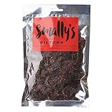 Smally's Biltong Chilli - High Protein Beef Snack, Ready to Eat, Gluten Free, Low Fat, No Added Sugar, No Artificial Colours or Flavours - 250g Pack