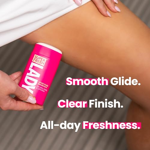 Super Fresh Lady Natural Deodorant for Women | Aluminum Free, Whole Body Deodorant Stick, Perfect for Armpits, Underboob, Crotch & Lady Parts | Coconut + Vanilla