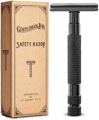 Amazon.com: Gentleman Jon Gunmetal Safety Razor for Men, Double Edge ...