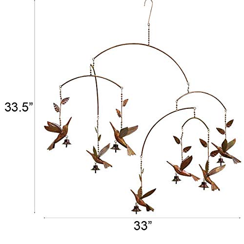 Ancient Graffiti Flamed Hummingbird Mobile