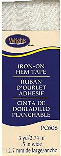 Wright Products Wrights Iron-On Hem Tape 1/2" X3yd, Oyster