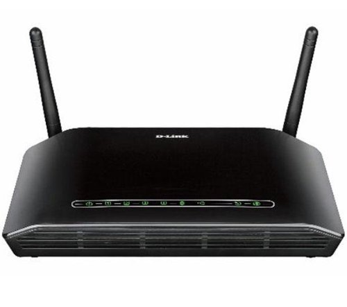  D-Link Router Modem ADSL2 + WiFi-N 300 DSL-2750B – 4 porte