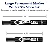 Avery Marks A Lot Permanent Markers, Large Desk-Style Size, Chisel Tip, Value Pack, 36 Black Markers Total, Ideal for Signs, Posters, Labeling, and More (98206) #2