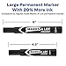 AVERY Marks-A-Lot Large Desk-Style Chisel Tip, Value Pack 36 Black Permanent Markers are perfect for signs and posters (98206)