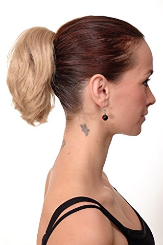 WIG ME UP - T6545-15 Ponytail Hairpiece extension short wild look medium blond 10inch, Golden blonde (15), Length: 20cm - Image 3