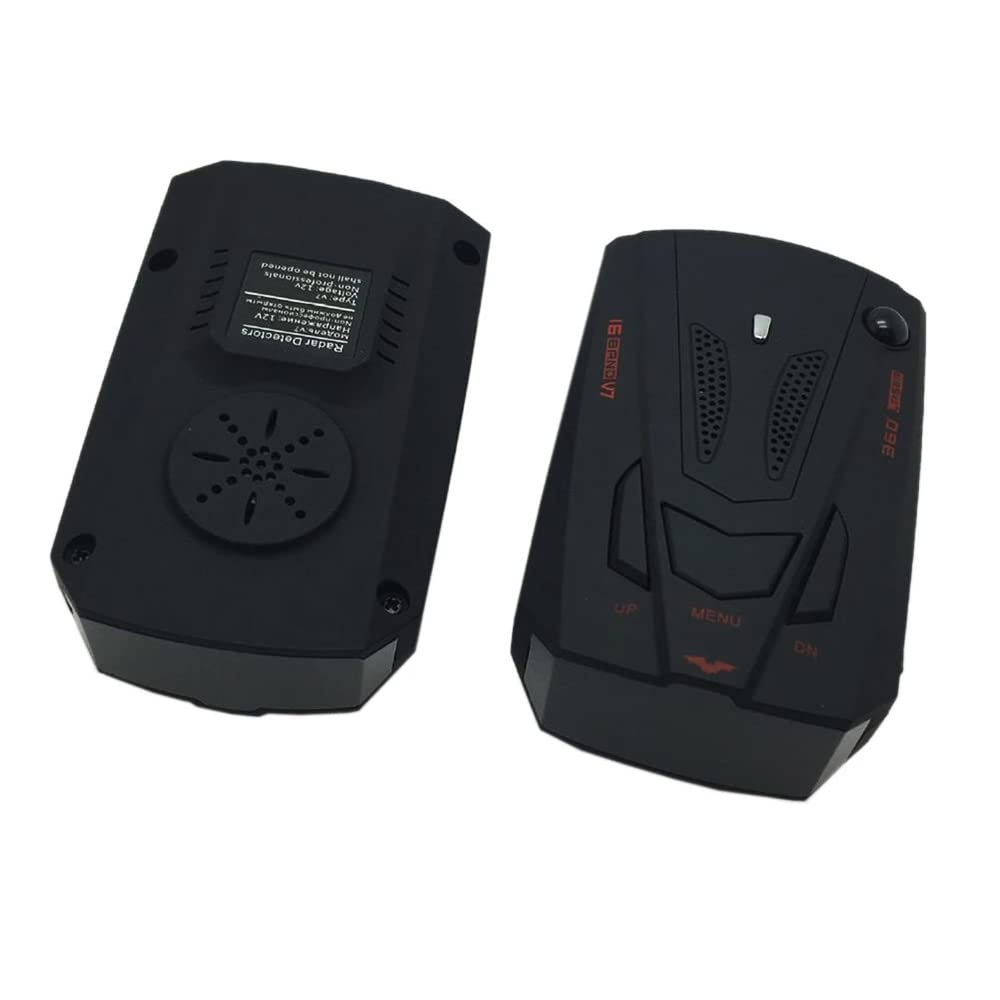 Détecteur de Radar de Voiture SANWAN V7, Mesure de Vitesse de déplacement de la Voiture Mesure électronique Radar Speedar Free Frequency Réception Avertissement Remote