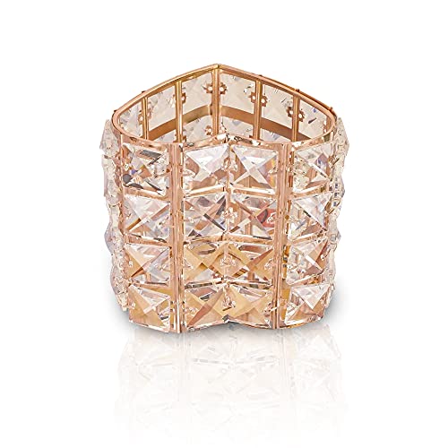 Niboow Organizador Porta Brochas Maquillaje Cristal, En Forma Corazon Cepillos Cosméticos Almacenamiento Soporte para bolígrafos de escritorio Lápices Taza