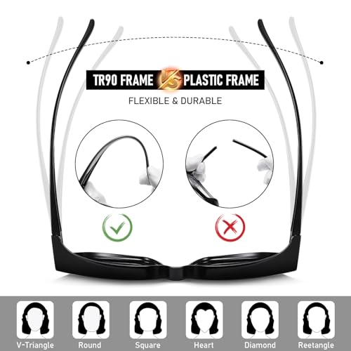 HAOLOTA Night Vision Driving Glasses Fit Over Glasses for Women, Anti Glare Polarized Nighttime Yellow Lens4