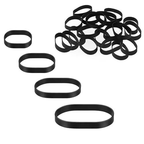 Bandas de Goma Grandes Negro, 80 Piezas Tácticas Rubber Bands Goma Elastica, Gomas Elasticas Papeleria Anchas, Bandas Oficina Gruesas Resistentes para Escuela Hogar Camping Industrial