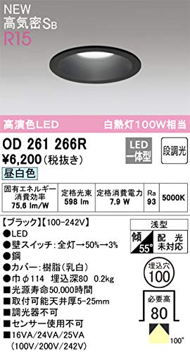 Amazon.co.jp: オーデリック ダウンライト 【OD261266R】【OD 261 266R