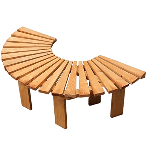 Bancs de jardin en bois de pin résistant aux intempéries