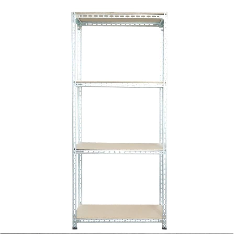スチールラック 幅115cm 4段 ホワイト＋追加棚1段、PPシート1枚付 スチールラック 幅115cm 4段 ホワイト＋追加棚1段、PPシート1枚付