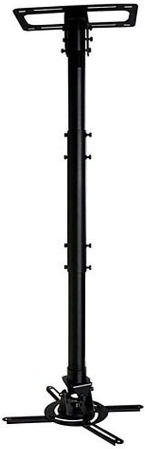 Monoprice Extendable Pole Ceiling Mount Bracket for Projector - Max Weight 50 Lbs, 360 Degrees Rotation - Commercial Series