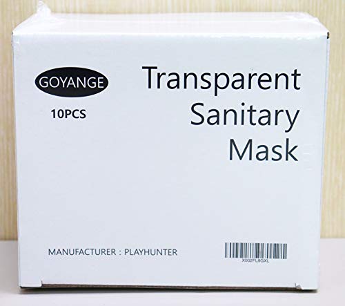 10Pcs Professional Transparent Sanitary Cover Open Face Guard For Hotels, Mall, Beauty Salons, Food Handlers, Read Lips Microfiber Glasses Cleaner Random Color 1Pcs #TOP5