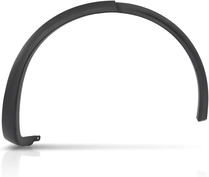 PIT66 Rear Fender Wheel Flare Molding Trim Arch Right Passenger Side Compatible with Tesla Model X 2016-2023 1035291-00-E, 103529100E Black