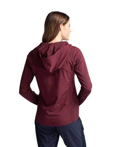 Cutter & Buck Adapt Eco Knit Hybrid Recycled Womens Full Zip Jacket, Hunter #TOP3