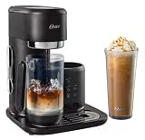 Oster® Cafetera para Frappé, con Licuadora con 3 Funcionalidades, Negra, BVSTDC03B