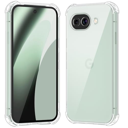 Case for Google Pixel 10a, Clear TPU Bumper Case with 4 Corner Airbag Drop Protection, Transparent Anti-Yellowing Slim Fit Phone Cover for Pixel 10a 5G (Crystal Clear) Deal