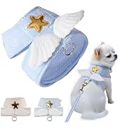 Amazon | CLOGRATIA チワワ ハーネス 小型犬・パピー用 ベスト型 星と