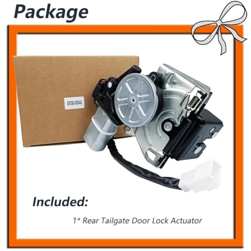 Image of Trunk Latch Compatible with 2010-2019 Highlander, 2013-2015 RAV4, 2009-2016 Venza, 2011-2020 Sienna Power Rear Liftgate Tailgate Lock Actuator Assembly