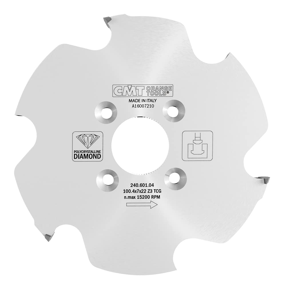 CMT Orange Tools 240.601.04 biscuit joiner blade dp 100.4x7.0/4.0x22 z3 tcg