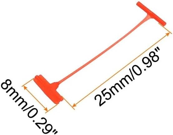 Tag Gun Fasteners 3000pcs Standard Tagging Gun Fasteners Plastic Tags Clothing Tag Red Barbs Attachments(25mm)