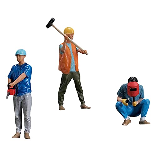 Figurines miniatures d'ouvriers en résine pour donner vie à vos maquettes 1:32