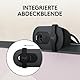 Logitech Brio 100 Full HD-Webcam für Meetings und Streaming, Auto-Lichtausgleich, integriertes Mikrofon, Abdeckblende, USB-A, für Microsoft Teams, Google Meet, Zoom und mehr - Graphit