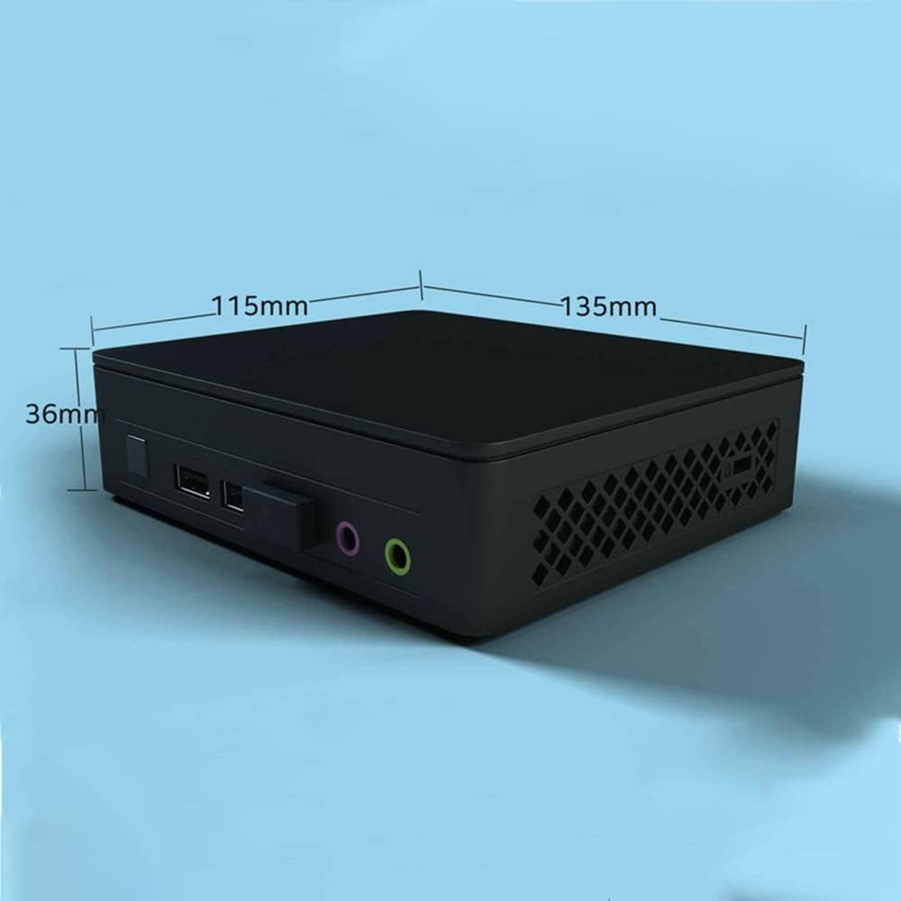 Intel NUC 11 Essential Atlas Canyon Celeron Processor N4505 NUC11ATKC2 Mini PC 2.0 GHz - 2.9 GHz Burst, 2 core, 2 Thread, 10W,Intel UHD Graphics, 450–750MHz Burst (NUC11ATKC2-4G RAM 64G SSD)
