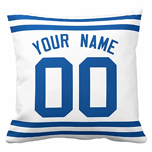 Image of ANTKING Throw Pillow 2 Pack with Custom Name and Number Personalized Gift for Men Women Boys
