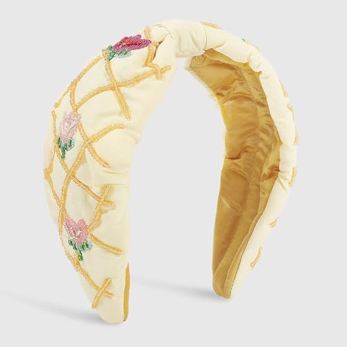 Bandeau perlé fait à la main en argent pour coiffure de mariée