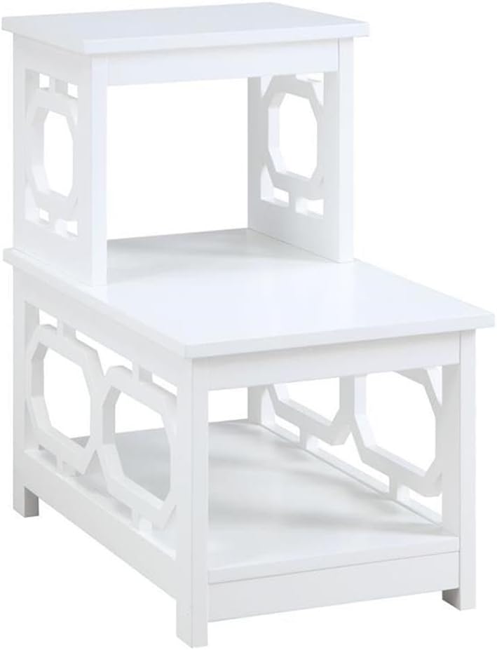 Convenience Concepts Omega 2 Step Chairside End Table, Espresso