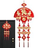 Pendaisons De La Fête du Printemps Asiatique,Léger et Décoratif | Décoration Asiatique pour Fêtes - pour Réunion Familiale, Célébration, Magasin, Porte, Cuisine et