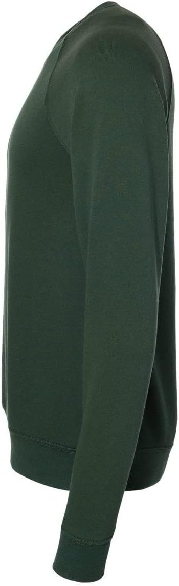 Bella + Canvas Unisex Sponge Fleece Crewneck Sweatshirt M FOREST - Image 3