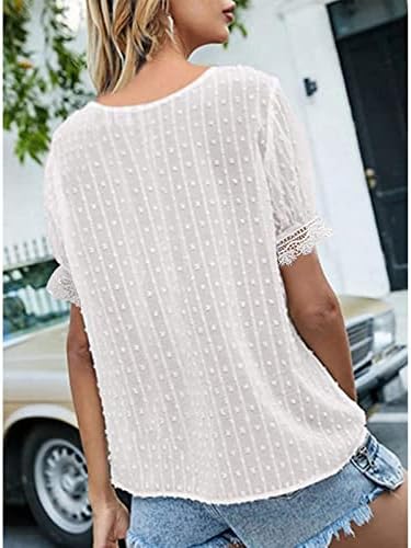OPHPY Womens Fashion Lace Tops Dressy Casual Short Sleeve Shirts 2023 Cute Summer Crochet Weatern Top Country Concert Blouses 3 OPHPY Womens Fashion Lace Tops Dressy Casual Short Sleeve Shirts 2023 Cute Summer Crochet Weatern Top Country Concert Blouses