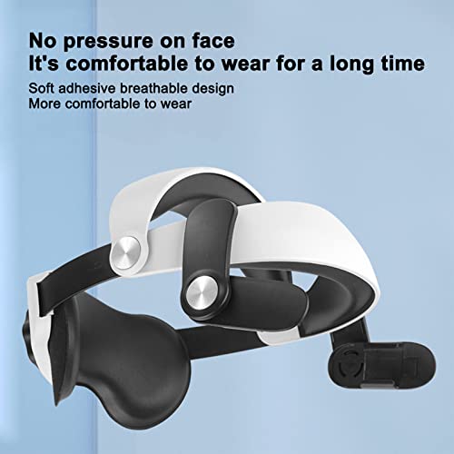 Alça de Cabeça Ajustável para Oculus Quest2, Acessórios VR Destacáveis ​​de Equilíbrio de Gravidade