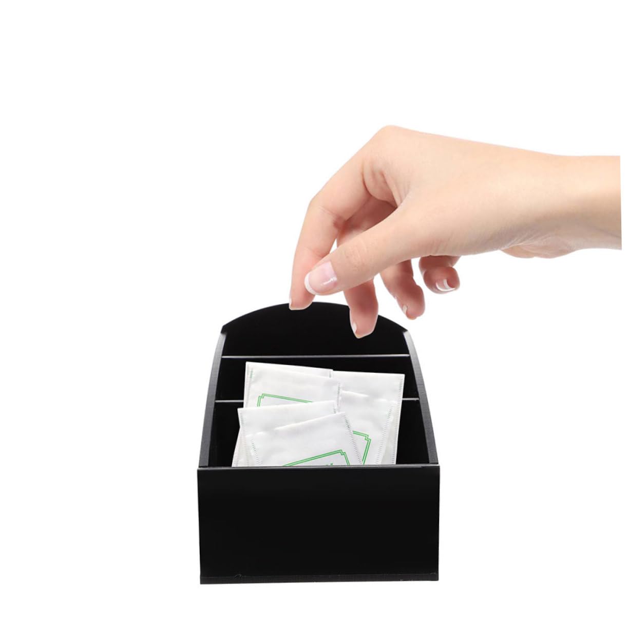 COLLBATH 3 Piezas Caja De Almacenamiento De Paquetes De Condimentos Para Sobres De Té Organizador De Bolsas De Té Unidades Material De Acrílico