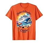 Mother Daughter Cruise 2026 Vacation Trip Matching Family T-Shirt, Men, Orange, Large