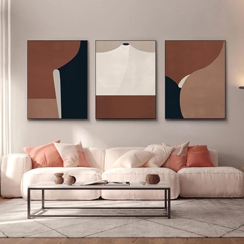 Affiches d'art abstrait géométriques XINBAO déco murale salon moderne 40x60cm